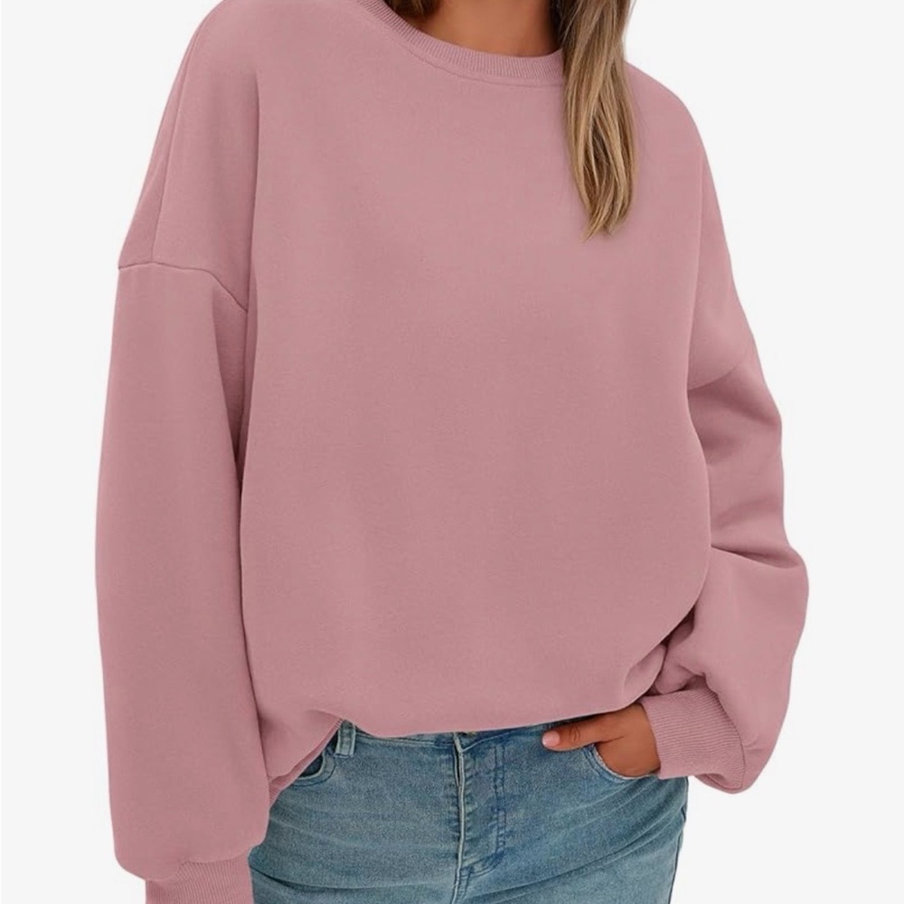 Pink Oversized Sweatshirt